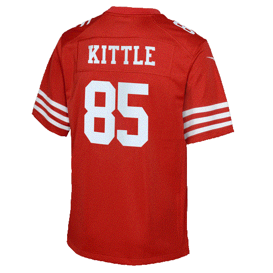 NFL Youth Player Game Jersey Home George Kittle 49ers