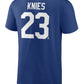NHL Player T-Shirt Authentic Stack Matthew Knies Maple Leafs