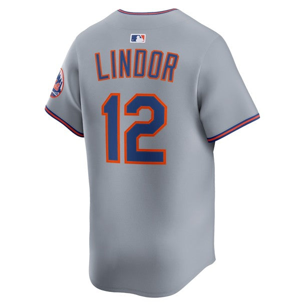 MLB Player Limited Jersey Road Francisco Lindor Mets