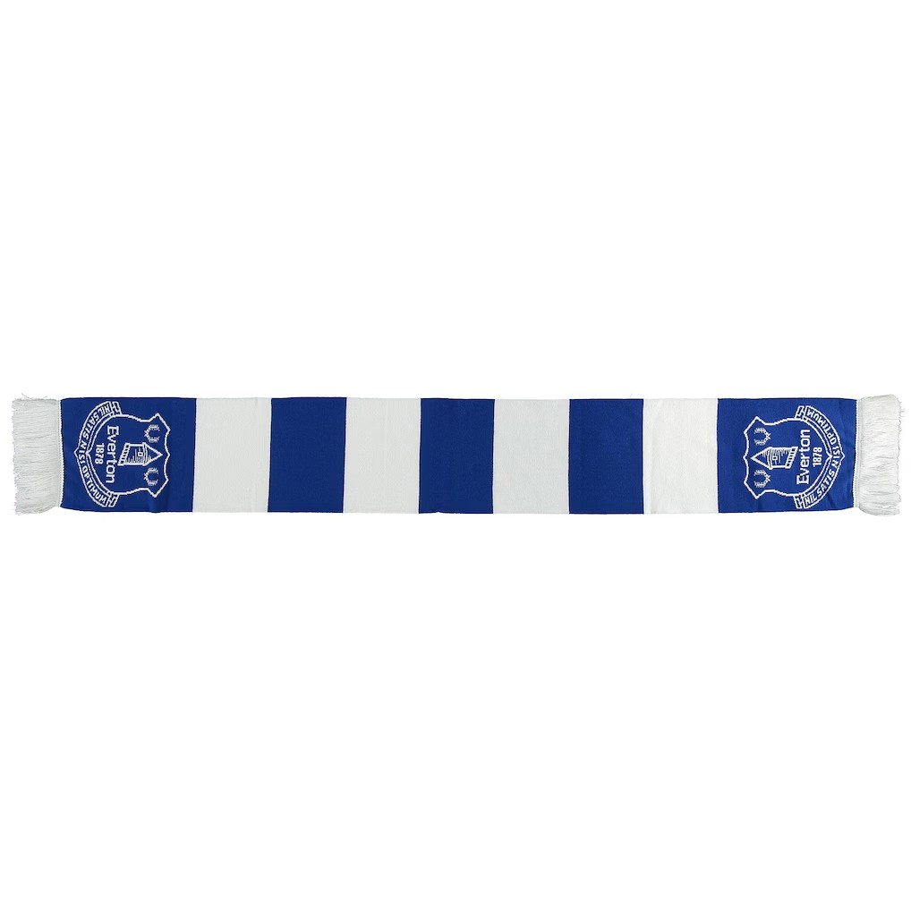 EPL Knitted Scarf Striped Crest Everton F.C.