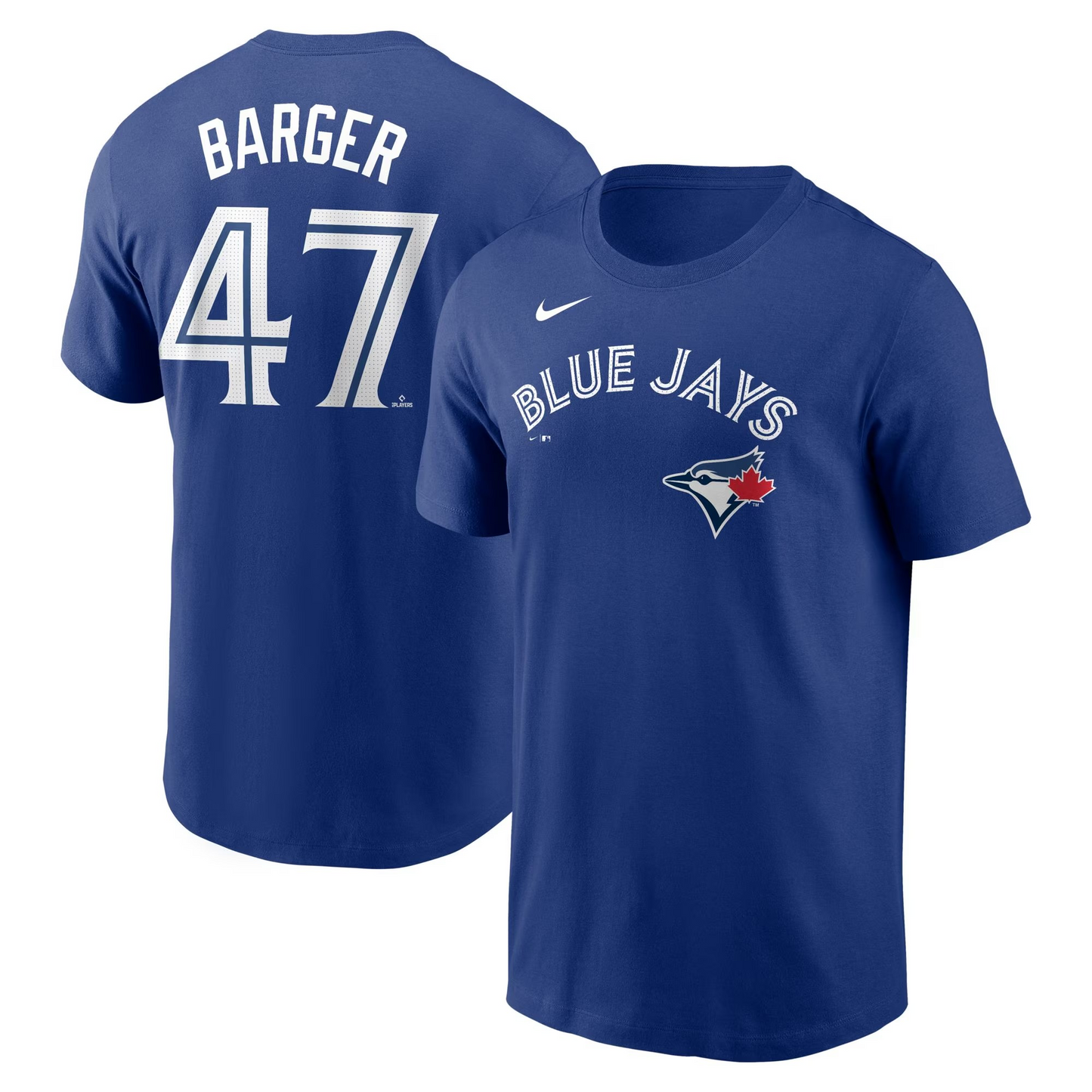 MLB Player T-Shirt Name And Number Home Addison Barger Blue Jays
