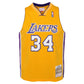 NBA Youth Hardwood Classics Player 1999-00 Swingman Jersey Shaquille O'Neal Lakers (Gold)