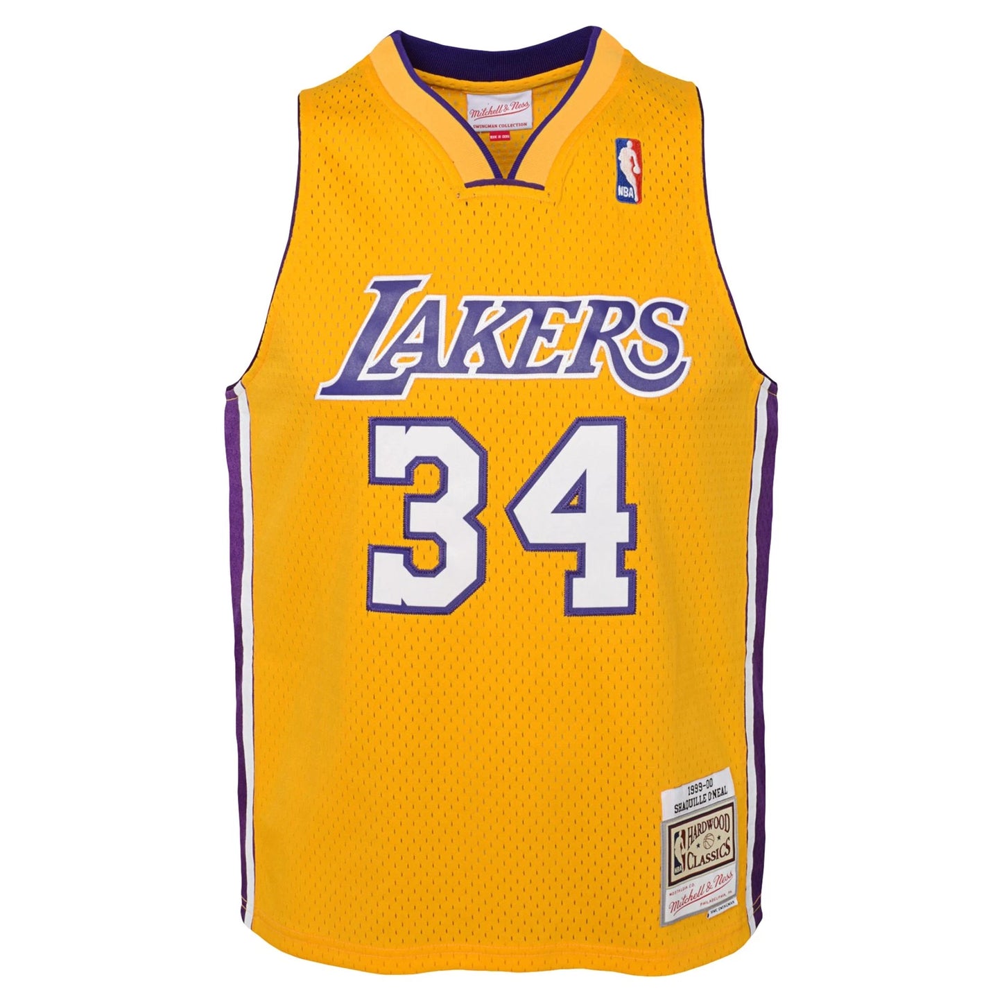 NBA Youth Hardwood Classics Player 1999-00 Swingman Jersey Shaquille O'Neal Lakers (Gold)