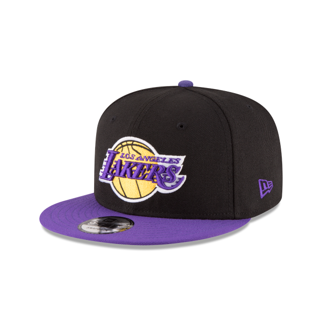 NBA Hat 950 Basic Snapback Two Tone Black and Purple Lakers