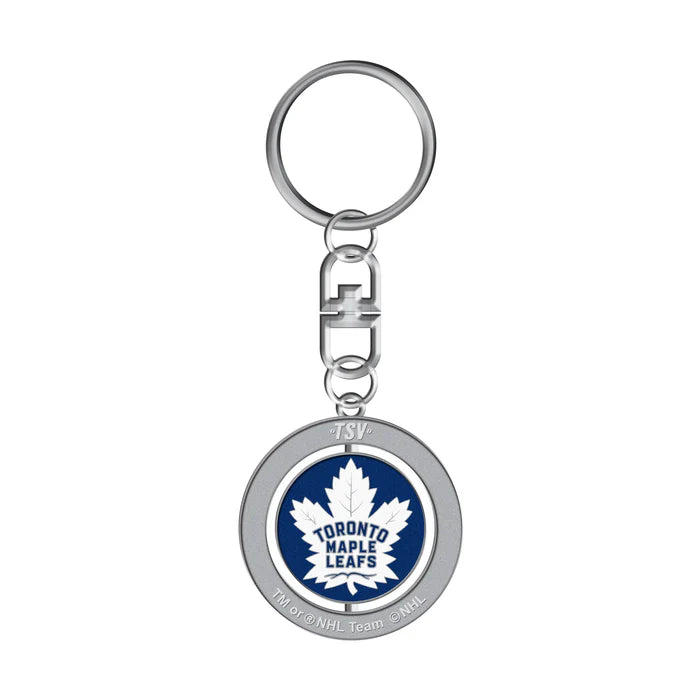 NHL Keychain Spinner Maple Leafs