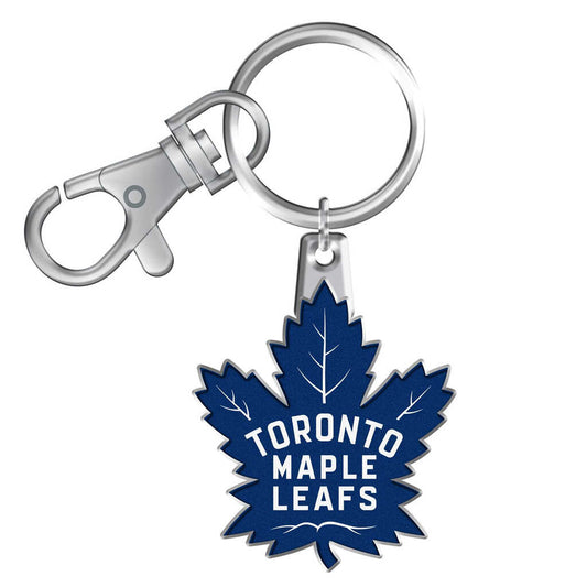 NHL Keychain and Swivel Clip Logo Maple Leafs