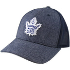 NHL Hat Stretch Fit Poly Heathered Team Maple Leafs