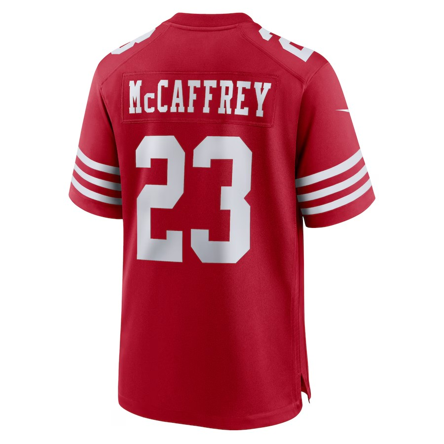 NFL Player Game Jersey Home Christian McCaffrey 49ers