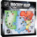 NHL Hockey Map Jigsaw Puzzle
