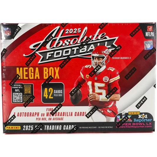 NFL Score Football Trading Cards 2025 Mega Box