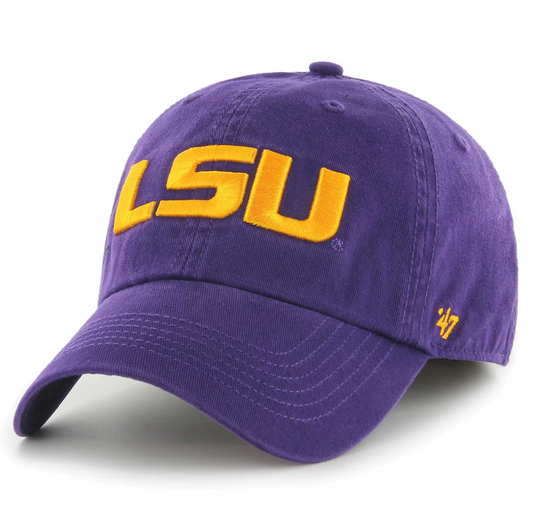 NCAA Hat Clean Up Basic LSU Tigers