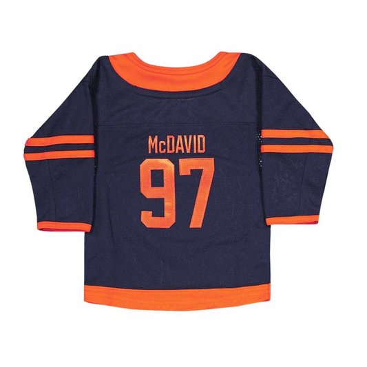 NHL Infant Player Premier Jersey Alt Connor McDavid Oilers 12-24M