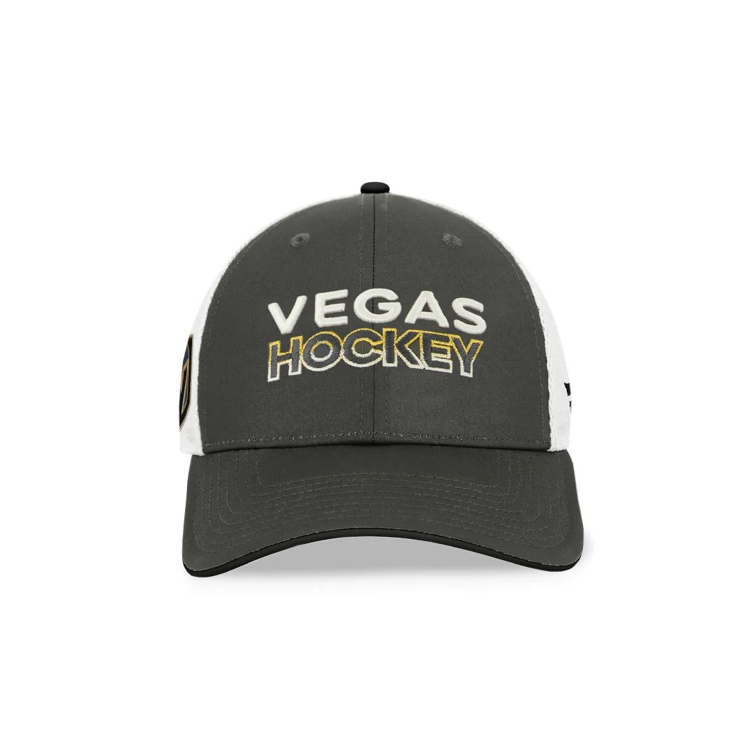 NHL Hat Structured Adjustable Trucker Authentic Pro Team Name Golden Knights