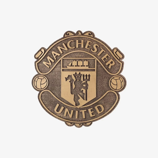 EPL Wall Logo Bronze Effect Manchester United FC