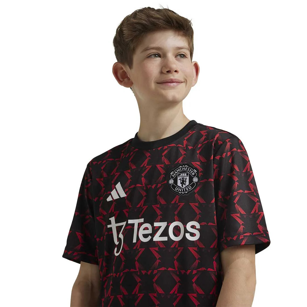 EPL Youth Pre-Match Jersey Top 2025 Manchester United FC