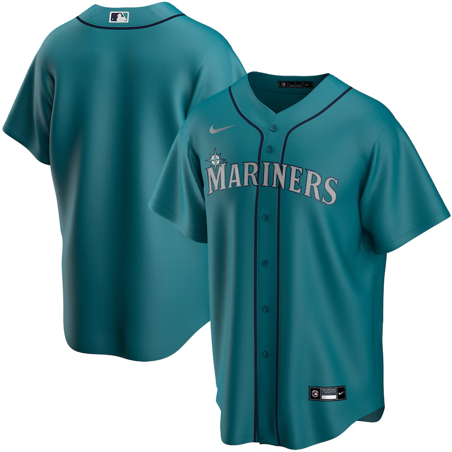 MLB Replica Jersey Blank Alt Aqua Mariners