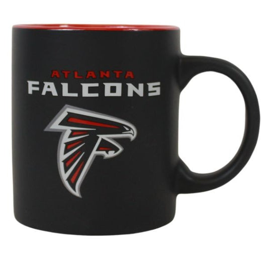 NFL Coffee Mug 14oz 2Tone Black Matte Falcons
