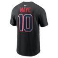 NFL Player T-Shirt Carbon Name And Number Drake Maye Patriots