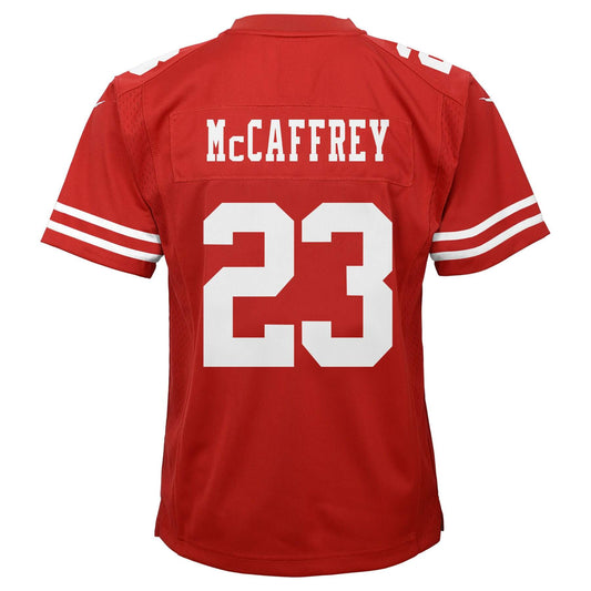NFL Youth Player Game Jersey Home Christian McCaffrey 49ers