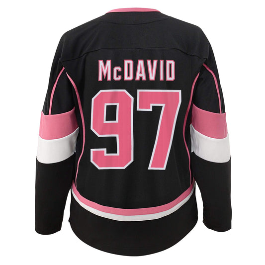 NHL Infant Player Fashion Jersey Connor McDavid Oilers (Black)