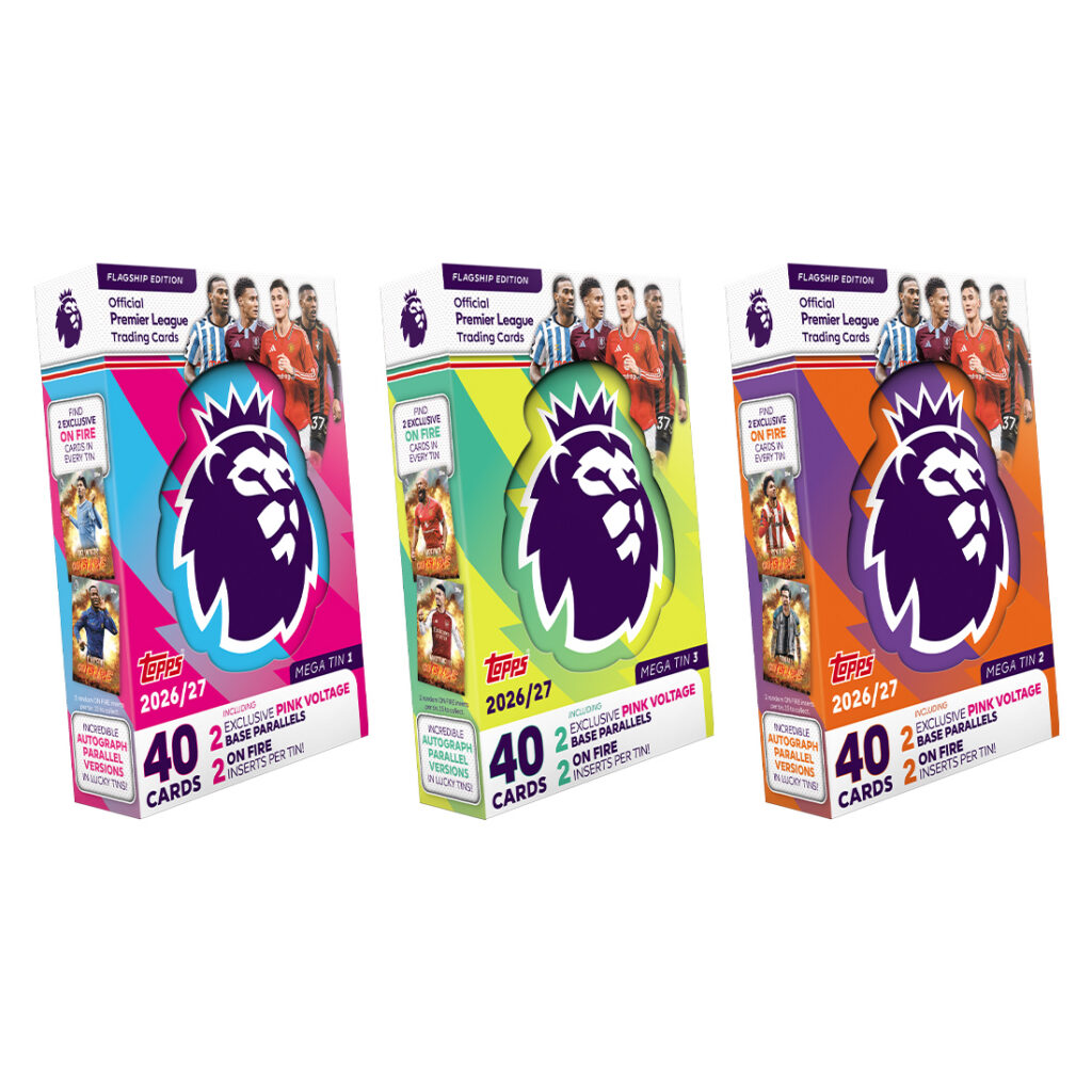 Topps Premier League Premium Trading Cards 2026-27 Mega Tin