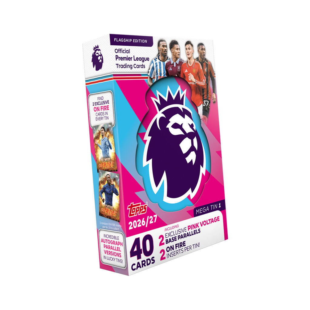 Topps Premier League Premium Trading Cards 2026-27 Mega Tin
