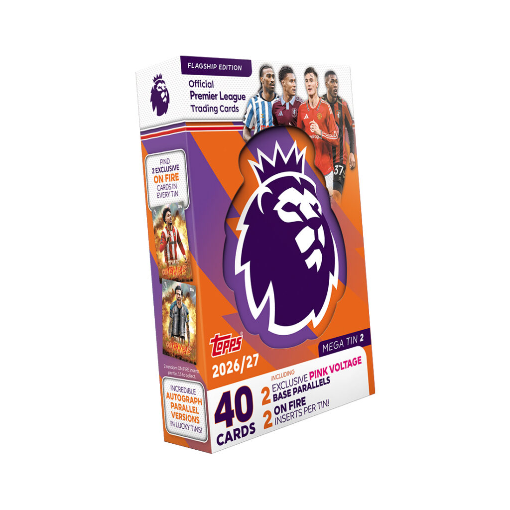 Topps Premier League Premium Trading Cards 2026-27 Mega Tin