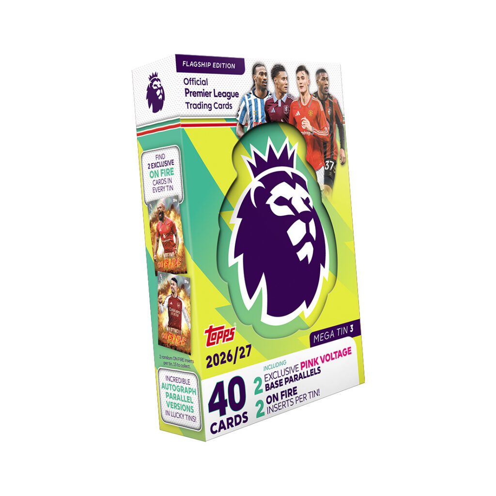 Topps Premier League Premium Trading Cards 2026-27 Mega Tin