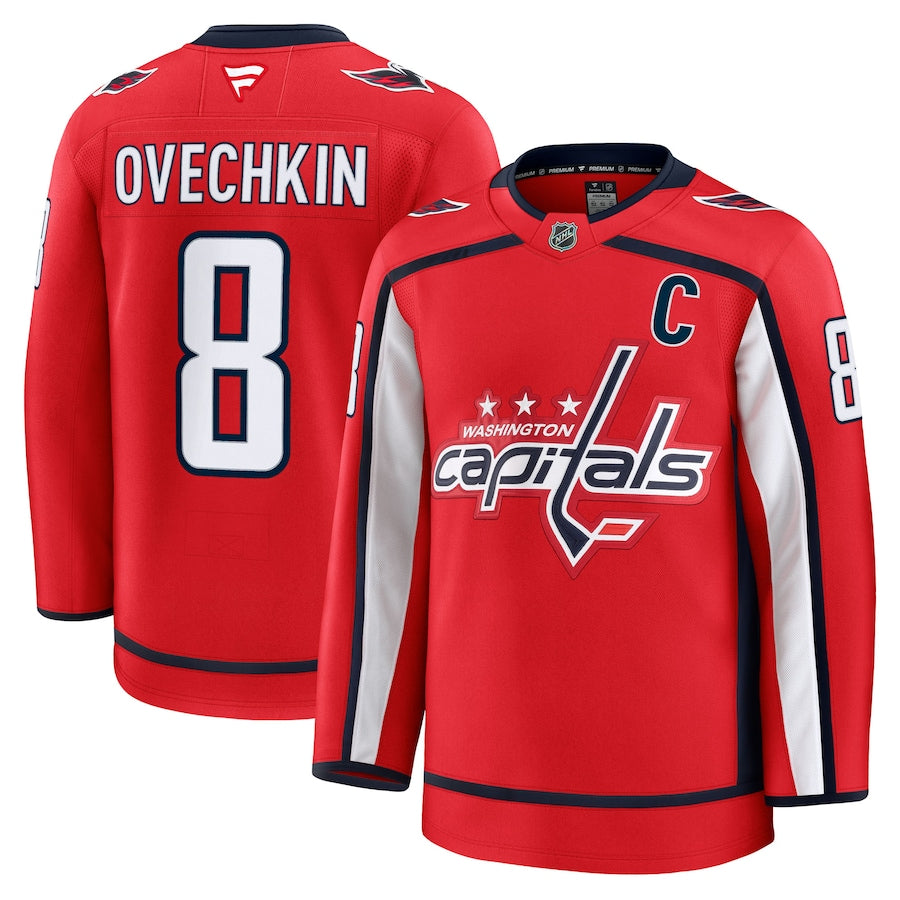 NHL Player Premium Jersey Home Alex Ovechkin Capitals