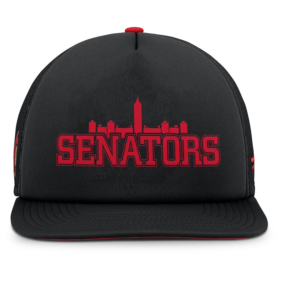 NHL Hat Snapback Trucker Authentic Pro Hometown Rink Foam Senators