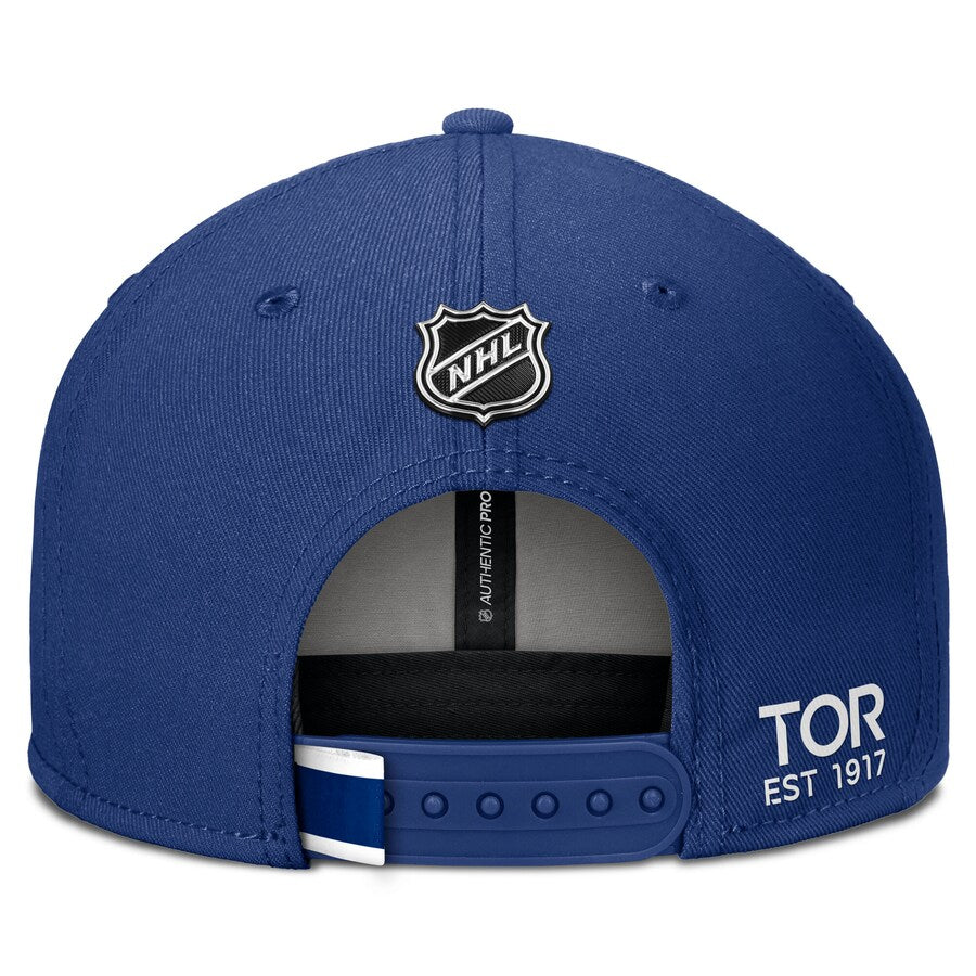NHL Hat Authentic Pro Rink Snapback 2024 Maple Leafs