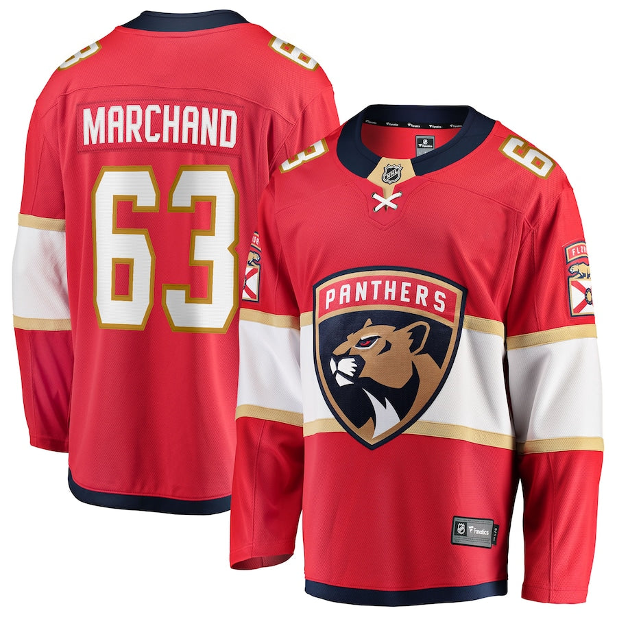 NHL Player Replica Breakaway Jersey Home Brad Marchand Panthers
