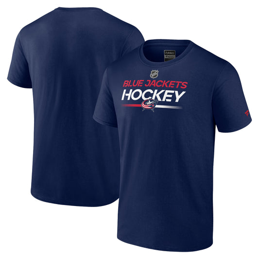 NHL T-Shirt Authentic Pro 2023-24 Blue Jackets