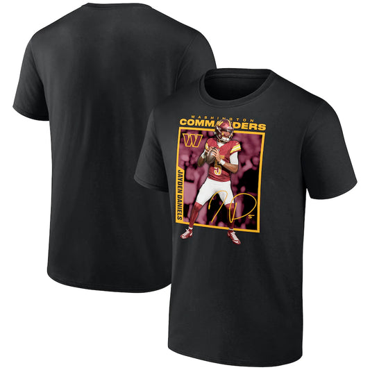 NFL Player T-Shirt Frame Jayden Daniels Commanders