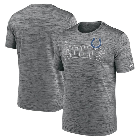 NFL Dri-Fit T-Shirt Performance Velocity Arch Anthracite Colts