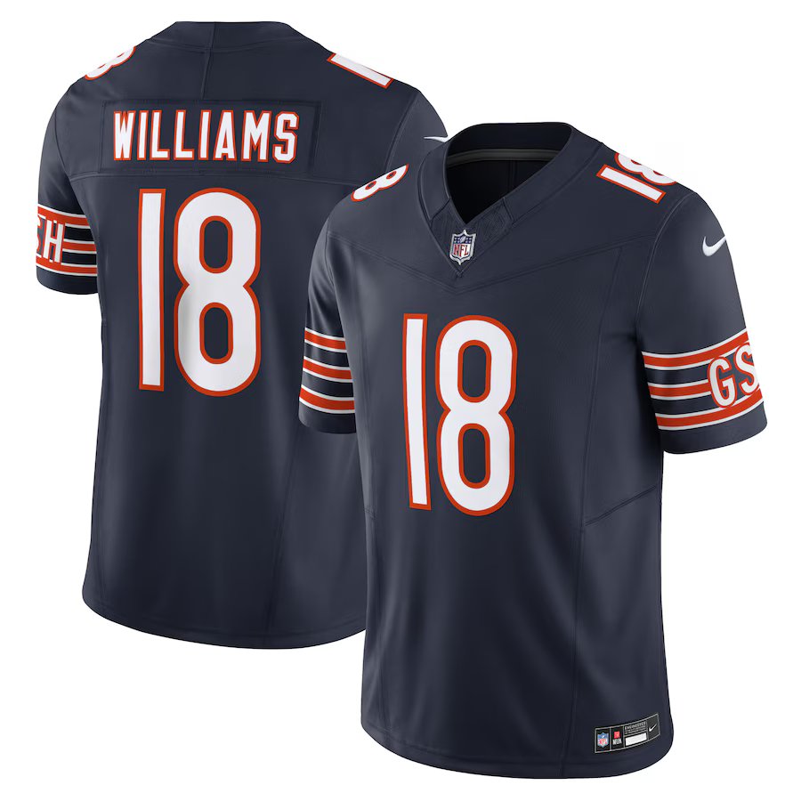 NFL Player F.U.S.E. Limited Jersey Home Caleb Williams Bears