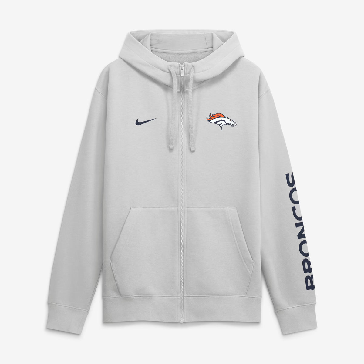 NFL Hoodie Full Zip Cool Down Broncos