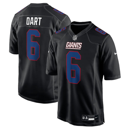 NFL Player Fashion Jersey Carbon Black Chase Jaxson Dart Giants