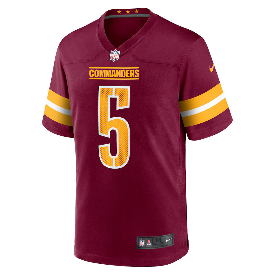 NFL Player Game Jersey Home Jayden Daniels Commanders