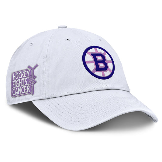 NHL Hat Adjustable Relaxed Fit Hockey Fights Cancer Bruins