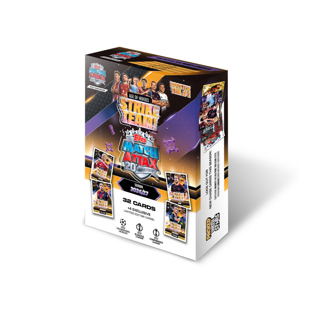 Topps Match Attax Champions League Trading Cards Booster Tin 2026-27