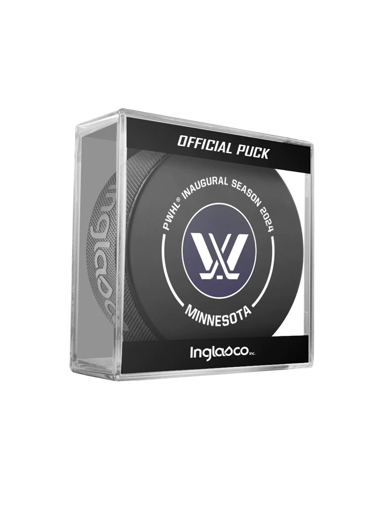 PWHL Game Puck Inaugural Season 2024 Minnesota