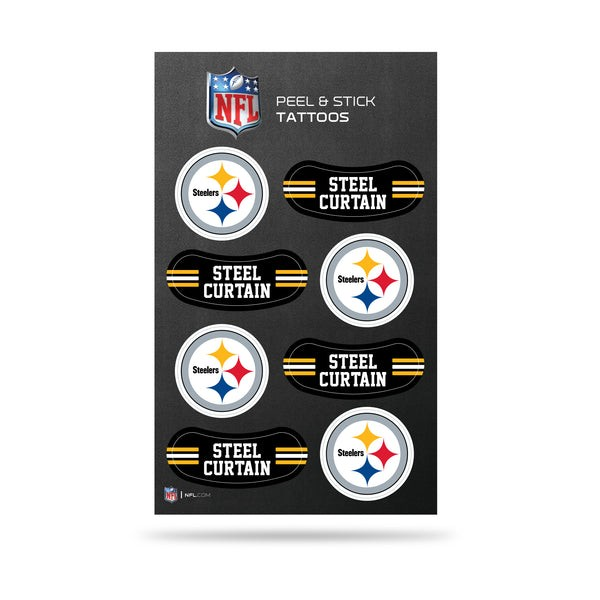 NFL Peel and Stick Tattoos Steelers