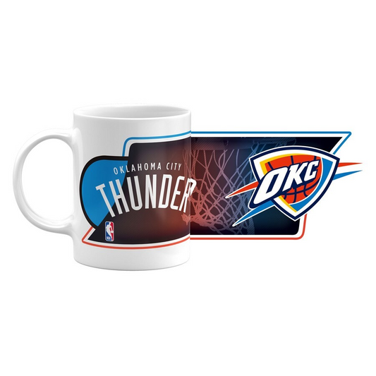 NBA Coffee Mug Subl. 11 Oz C-Handle White Thunder