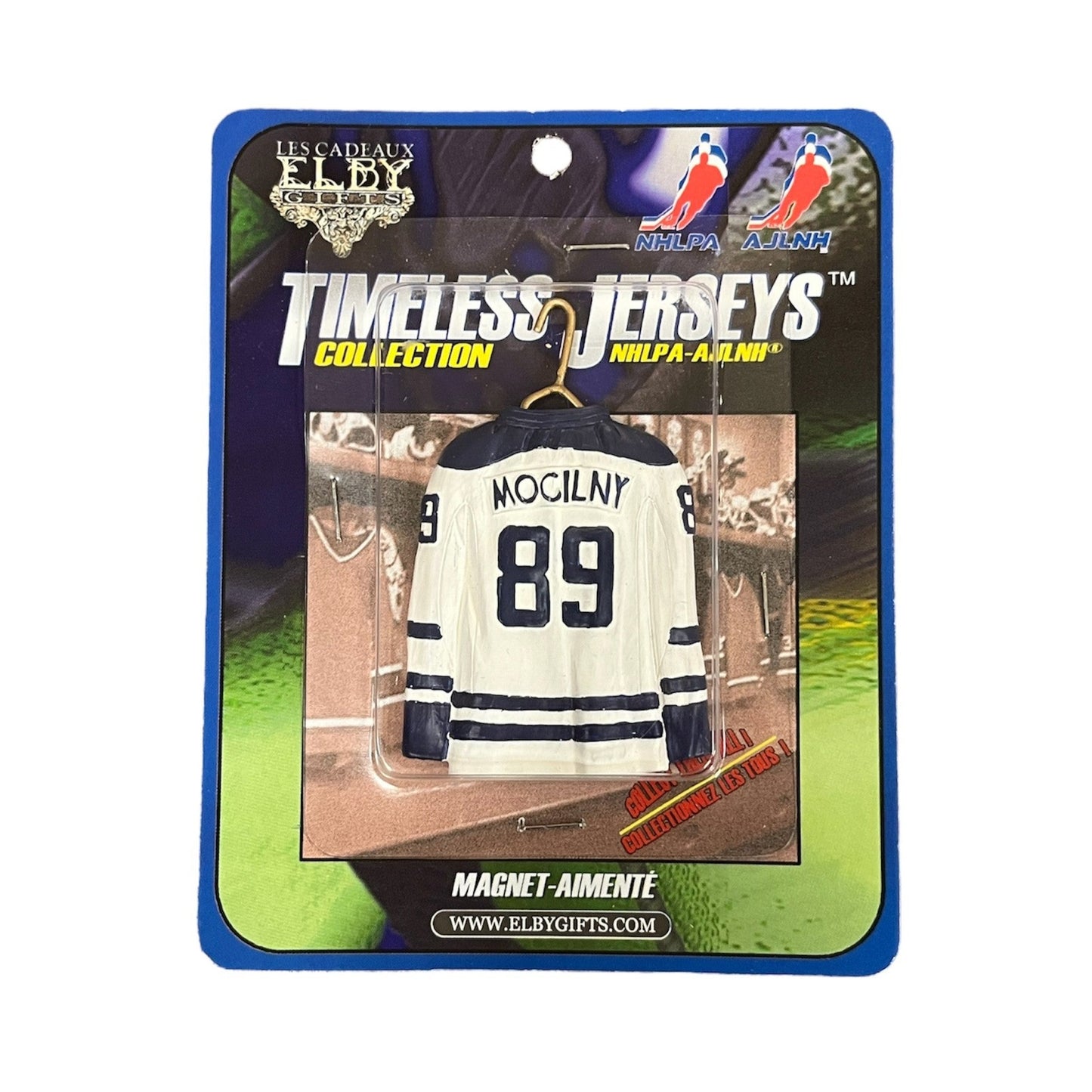 NHL Vintage Player Ceramic Magnet Alexander Mogilny Maple Leafs