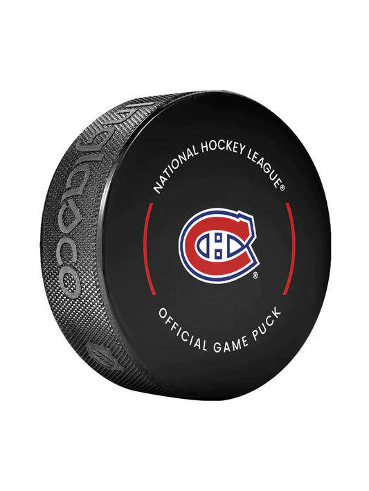 NHL Game Puck Canadiens (without Display Case)