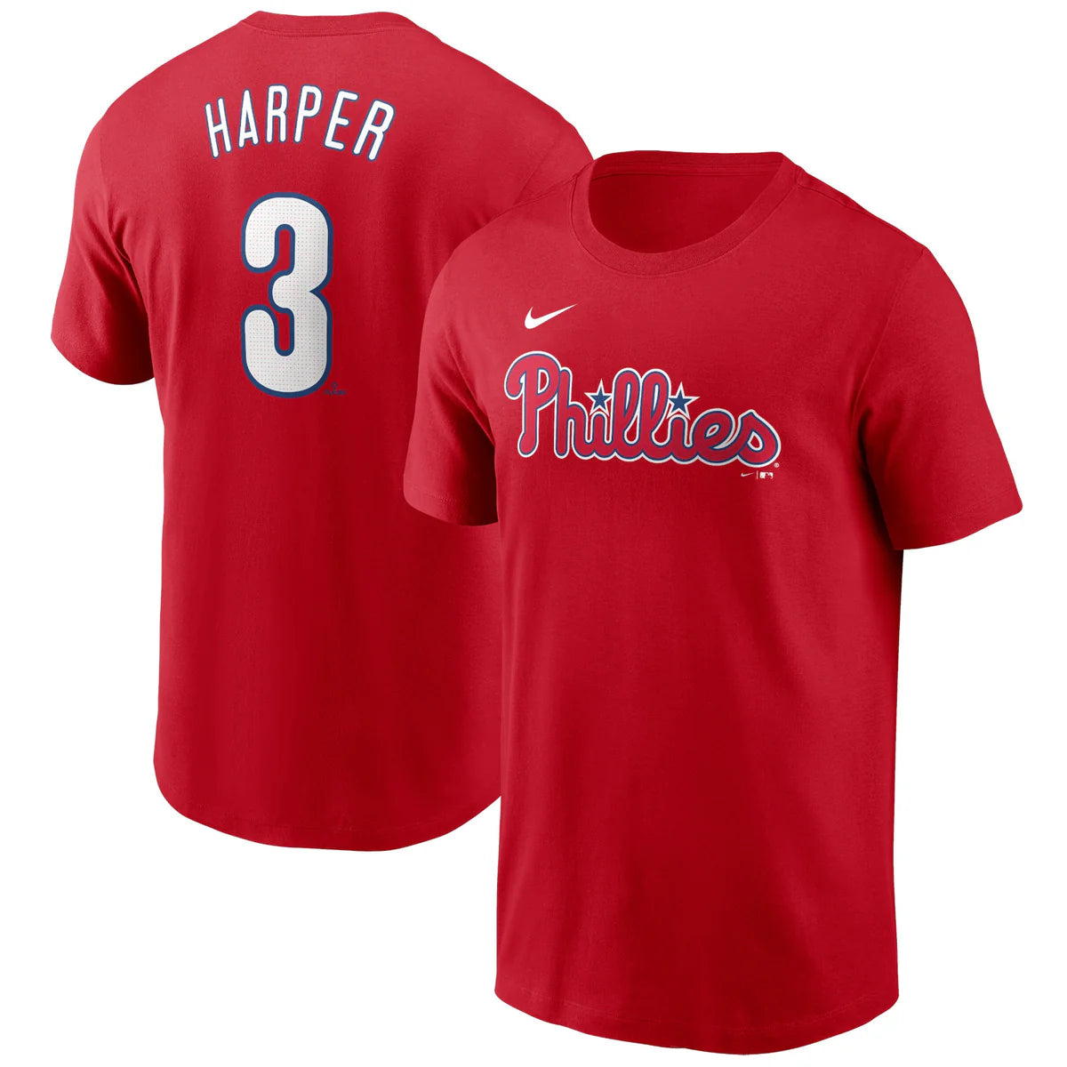 MLB Player T-Shirt Name And Number Bryce Harper Phillies