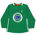 NHL Authentic Practice Jersey Blank Kelly Green Canucks