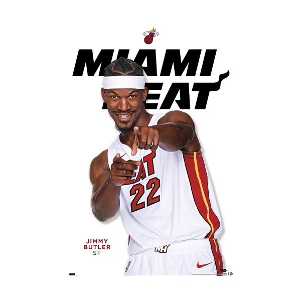 NBA Player Wall Poster Jimmy Butler Heat