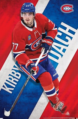 NHL Wall Poster Kirby Dach Canadiens